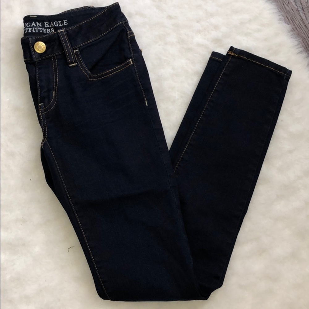 A&E dark wash jeans